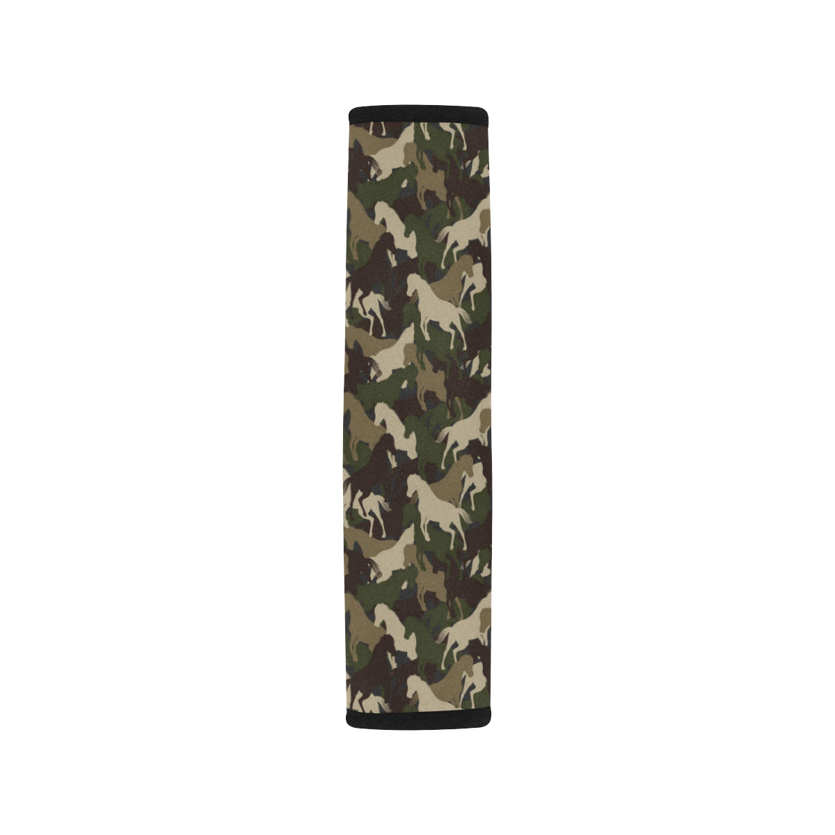 Horse Camo Themed Design Print Car Seat Belt Cover
