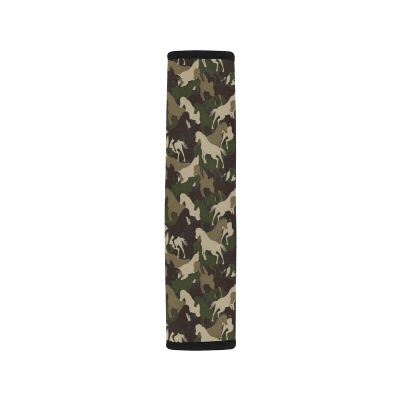 Horse Camo Themed Design Print Car Seat Belt Cover