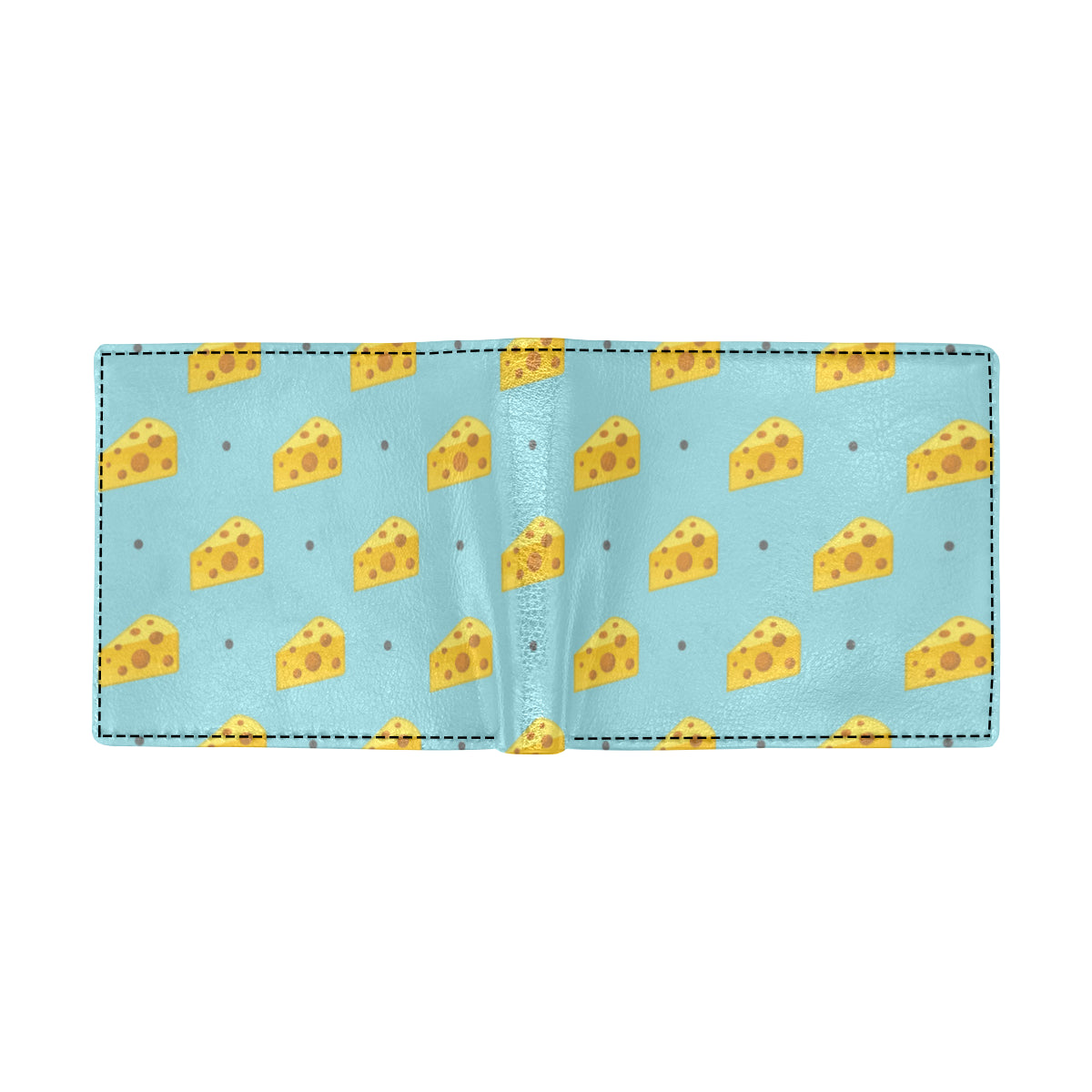 Cheese Pattern Print Design 02 Men's ID Card Wallet