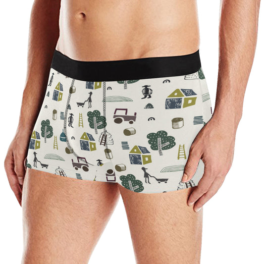 Agricultural Farm Print Design 01 Men's Boxer Briefs