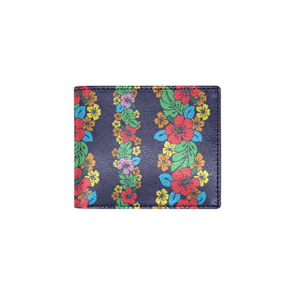 Hawaiian Themed Pattern Print Design H03 Men's ID Card Wallet