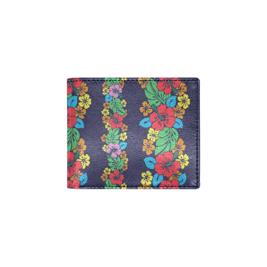 Hawaiian Themed Pattern Print Design H03 Men's ID Card Wallet