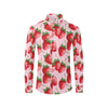 Strawberry Pattern Print Design SB03 Men's Long Sleeve Shirt