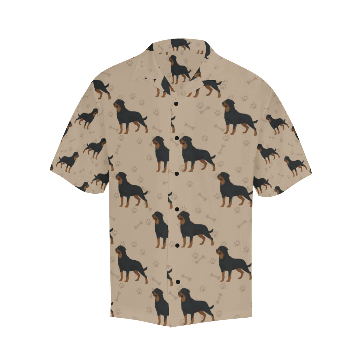 Rottweiler Pattern Print Design A01 Men's Hawaiian Shirt