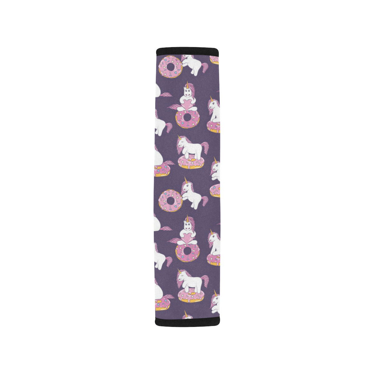 Donut Unicorn Pattern Print Design DN011 Car Seat Belt Cover