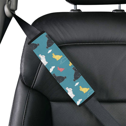 Rabbit Pattern Print Design RB014 Car Seat Belt Cover