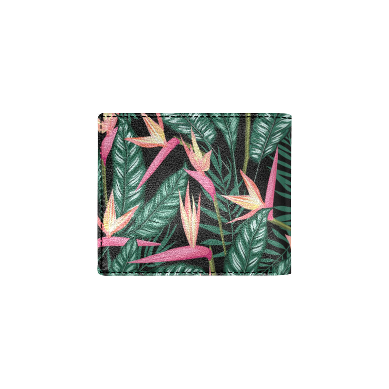 Bird Of Paradise Pattern Print Design BOP03 Men's ID Card Wallet