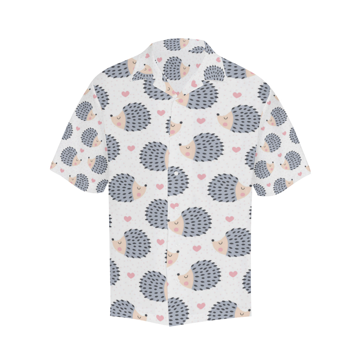Hedgehog Baby Pattern Print Design 03 Men's Hawaiian Shirt