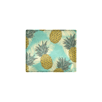 Pineapple Pattern Print Design PP03 Men's ID Card Wallet