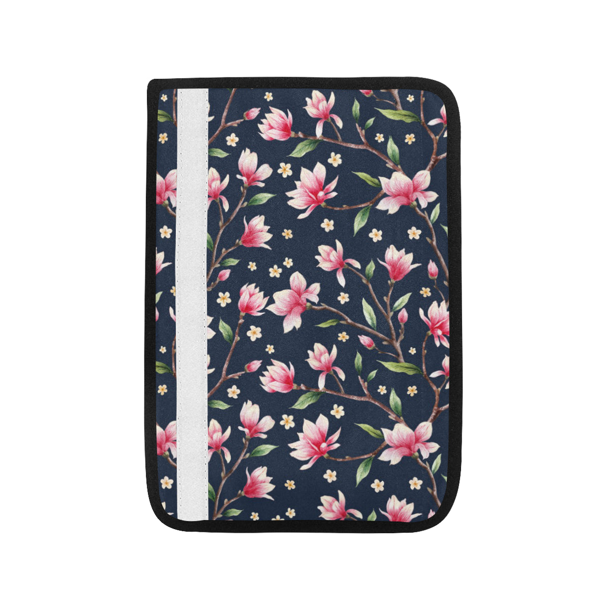Magnolia Pattern Print Design MAG09 Car Seat Belt Cover