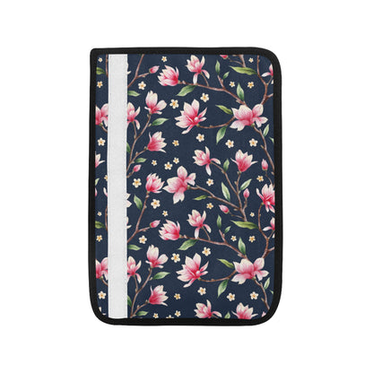 Magnolia Pattern Print Design MAG09 Car Seat Belt Cover