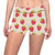 Strawberry Pattern Print Design SB02 Yoga Shorts