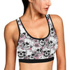 Cherry Blossom Pattern Print Design CB03 Sports Bra