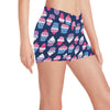 Cupcake Pattern Print Design CP04 Yoga Shorts