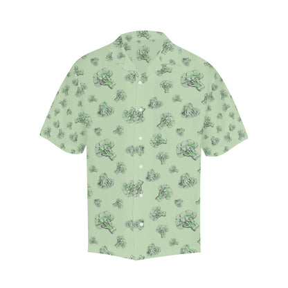 Broccoli Pattern Print Design 05 Men's Hawaiian Shirt