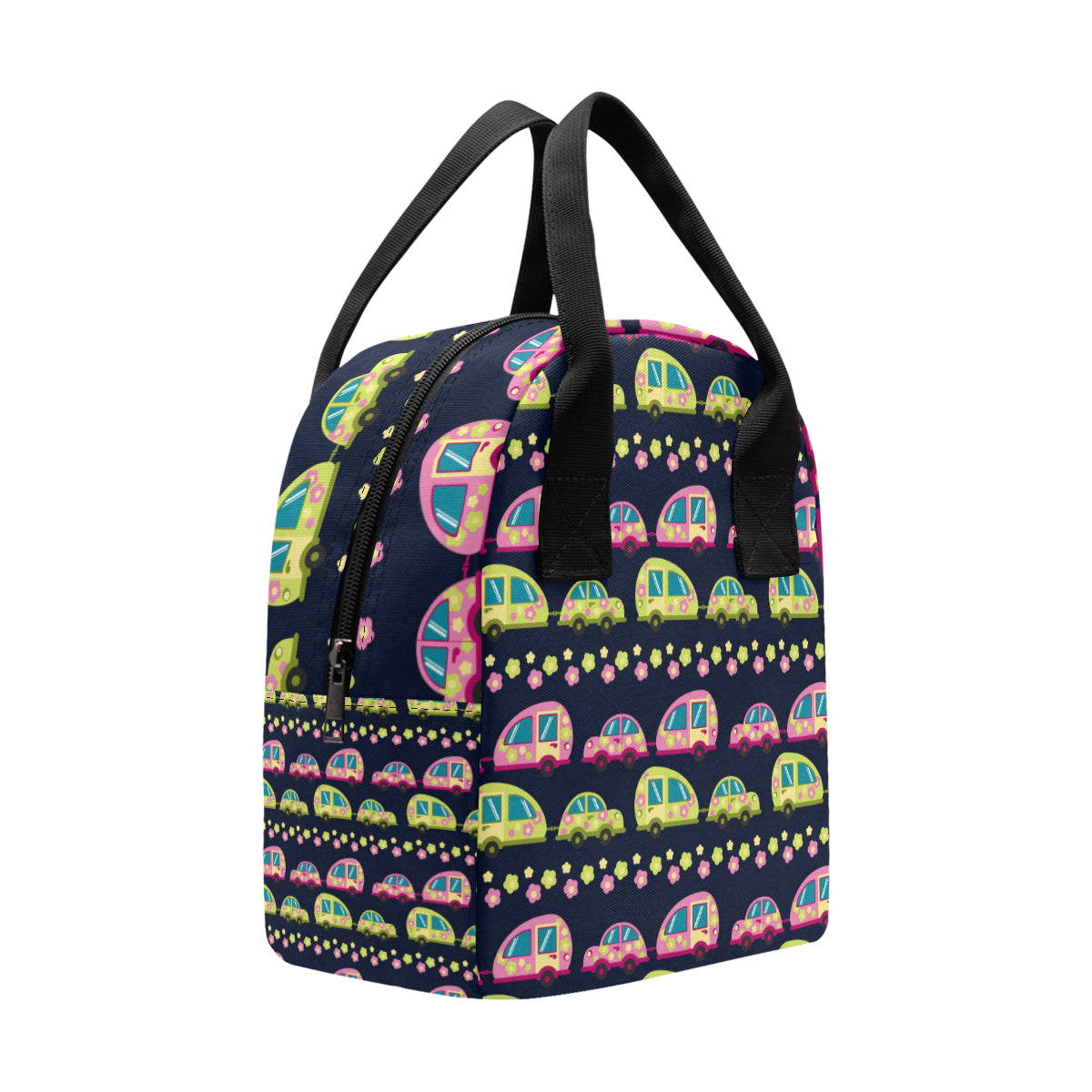 Camper Cute Camping Design No 3 Print Insulated Lunch Bag