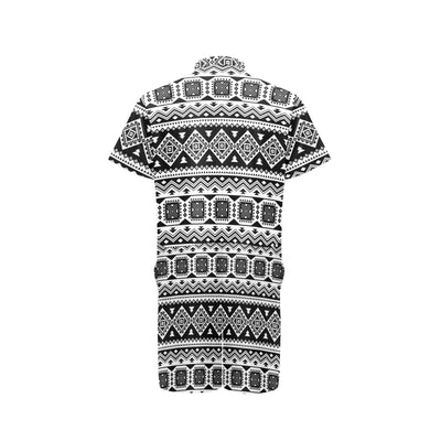 Aztec Pattern Print Design 08 Men's Romper