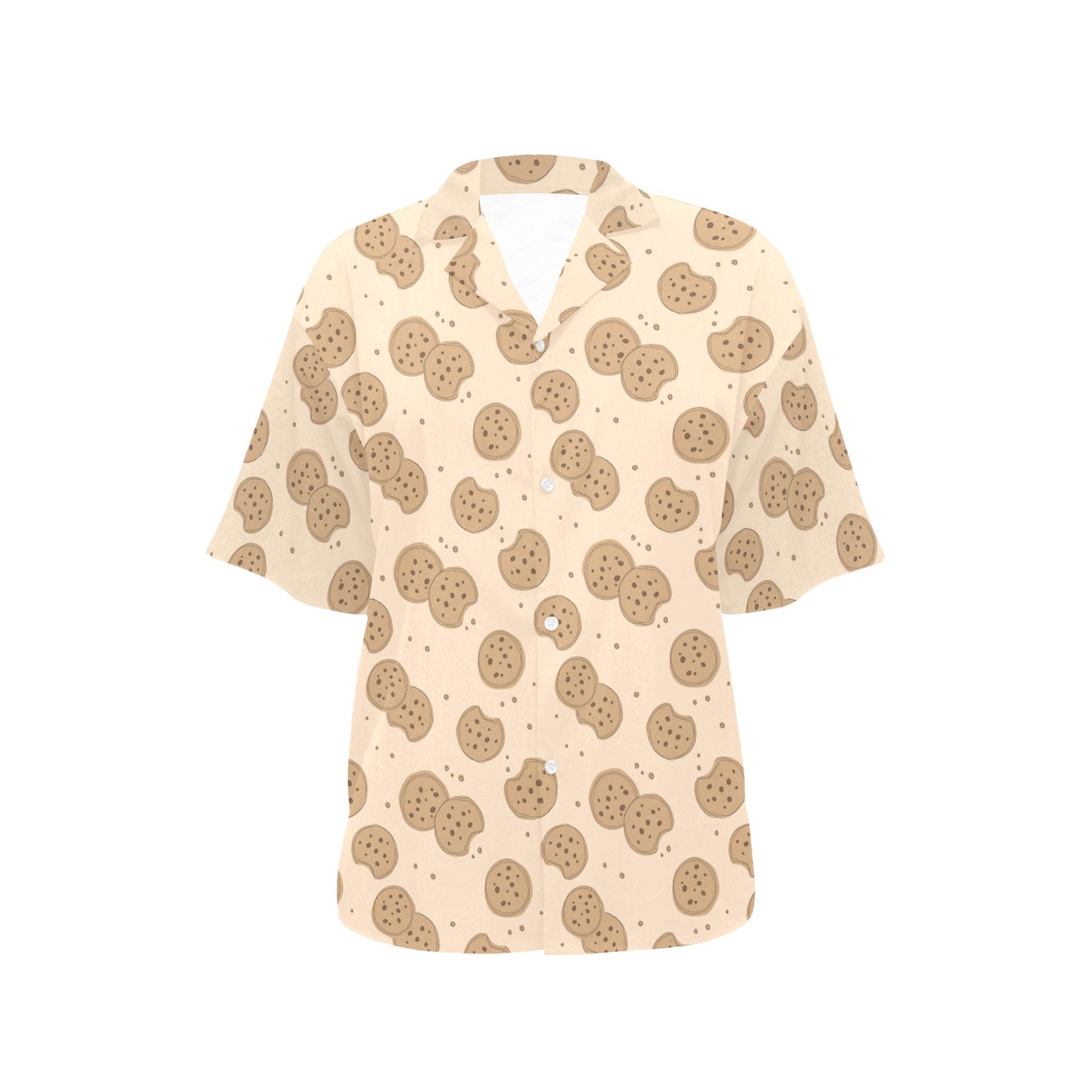 Biscuit Pattern Print Design 02 Women's Hawaiian Shirt
