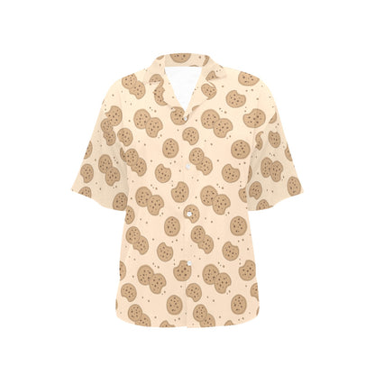 Biscuit Pattern Print Design 02 Women's Hawaiian Shirt