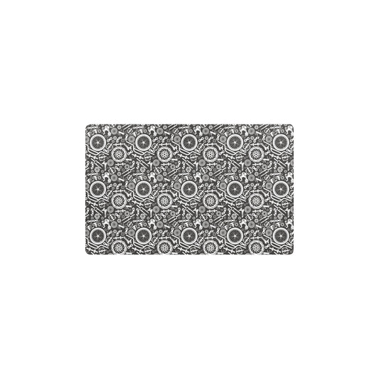 Bicycle Tools Pattern Print Design 02 Kitchen Mat