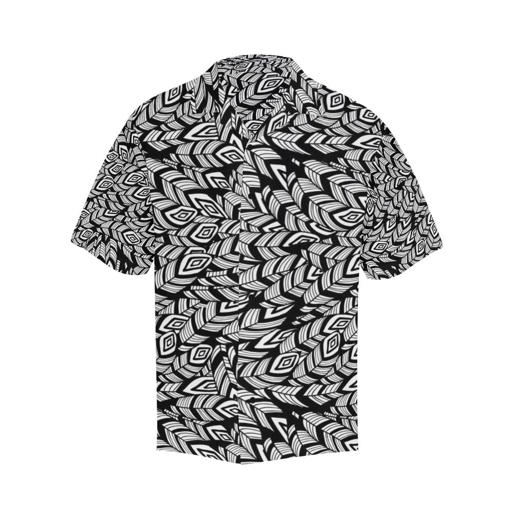 Tribal Pattern Print Design LKS302 Men's Hawaiian Shirt