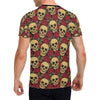 Skull And Roses Print Design LKS302 Men's All Over Print T-shirt