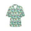 Butterfly Pattern Print Design 09 Women's Hawaiian Shirt