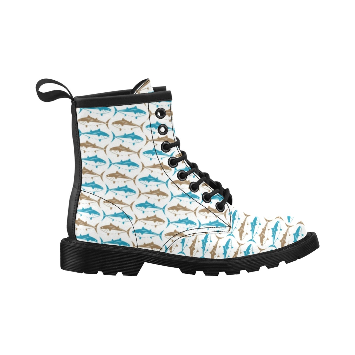 Tuna Fish Print Design LKS301 Women's Boots