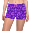 Amaryllis Pattern Print Design AL03 Yoga Shorts