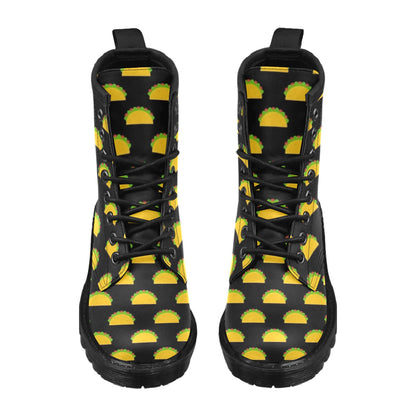 Taco Pattern Print Design TC06 Women's Boots