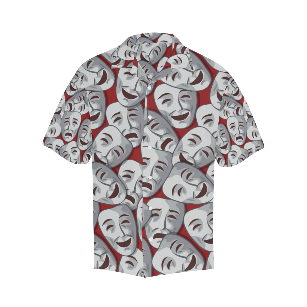 Acting Mask Pattern Print Design 01 Men's Hawaiian Shirt
