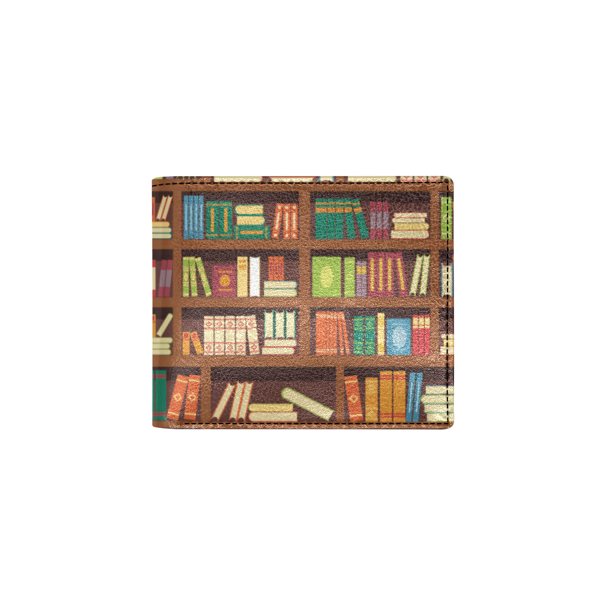 Book Pattern Print Design 06 Men's ID Card Wallet