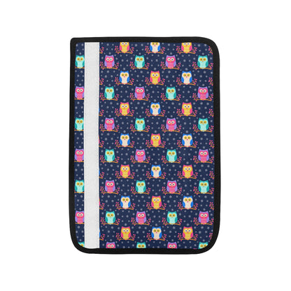 Owl Cute Themed Design Print Car Seat Belt Cover