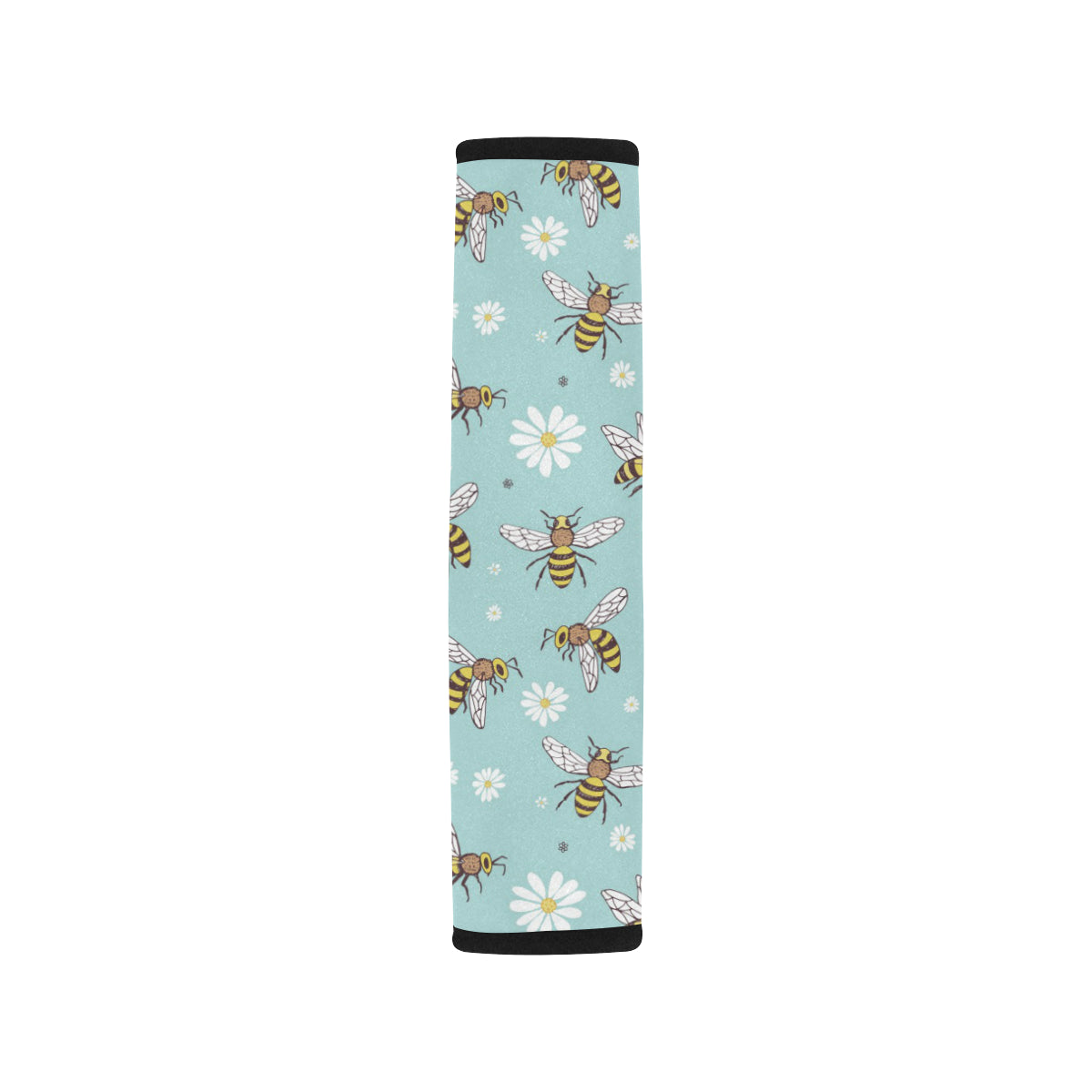 Bee Pattern Print Design BEE010 Car Seat Belt Cover