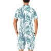 Pattern Tropical Palm Leaves Men's Romper