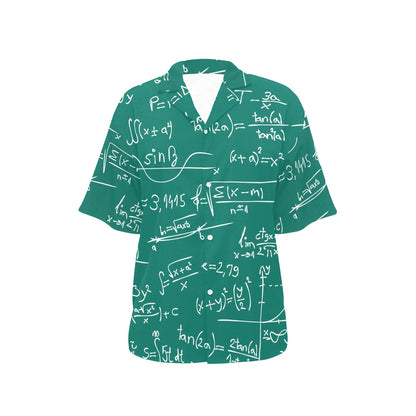 Math Pattern Print Design 01 Women's Hawaiian Shirt