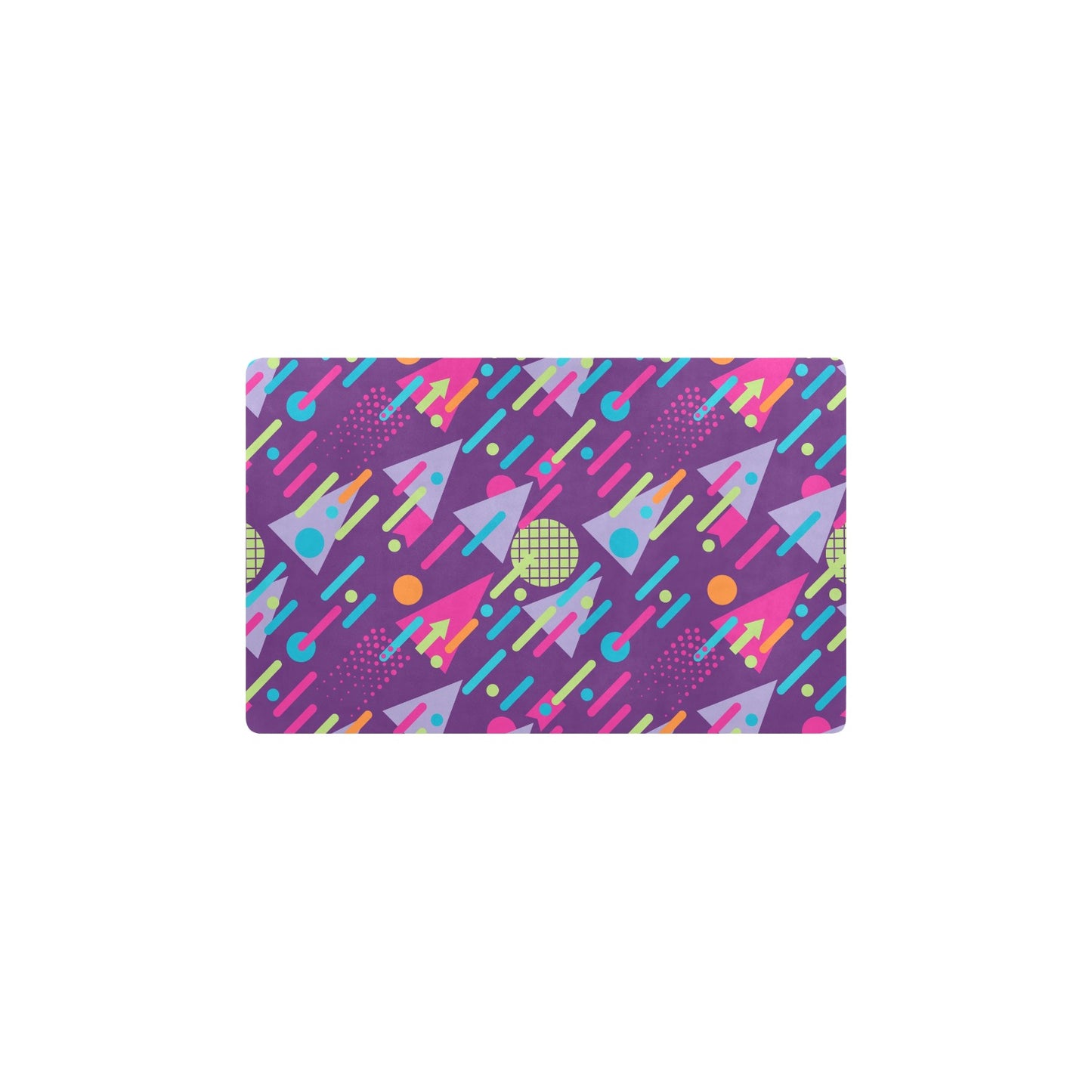 90s Pattern Print Design 4 Kitchen Mat
