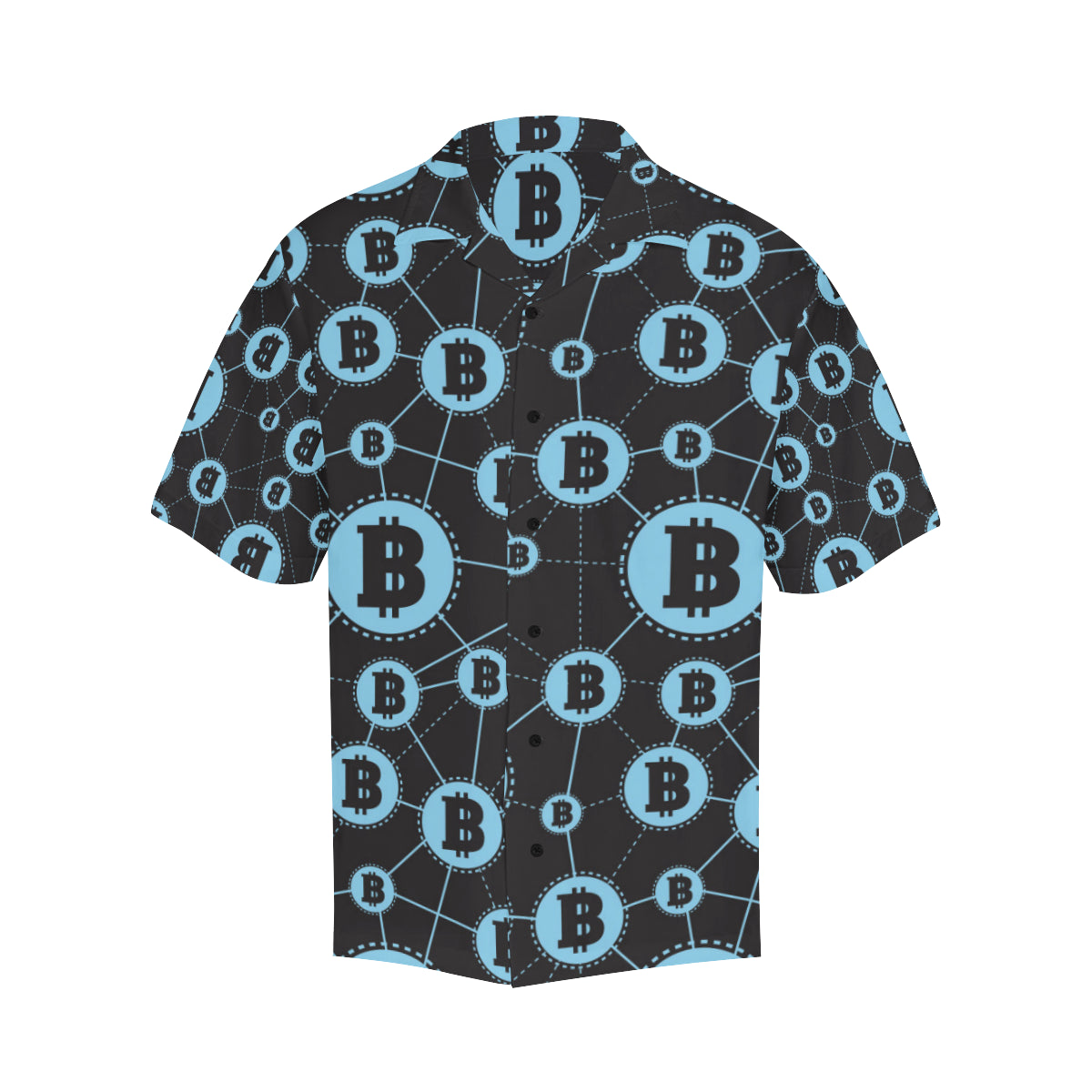 Cryptocurrency Pattern Print Design 02 Men's Hawaiian Shirt