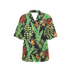 Hawaiian Flower Tropical Palm Leaves Women's Hawaiian Shirt