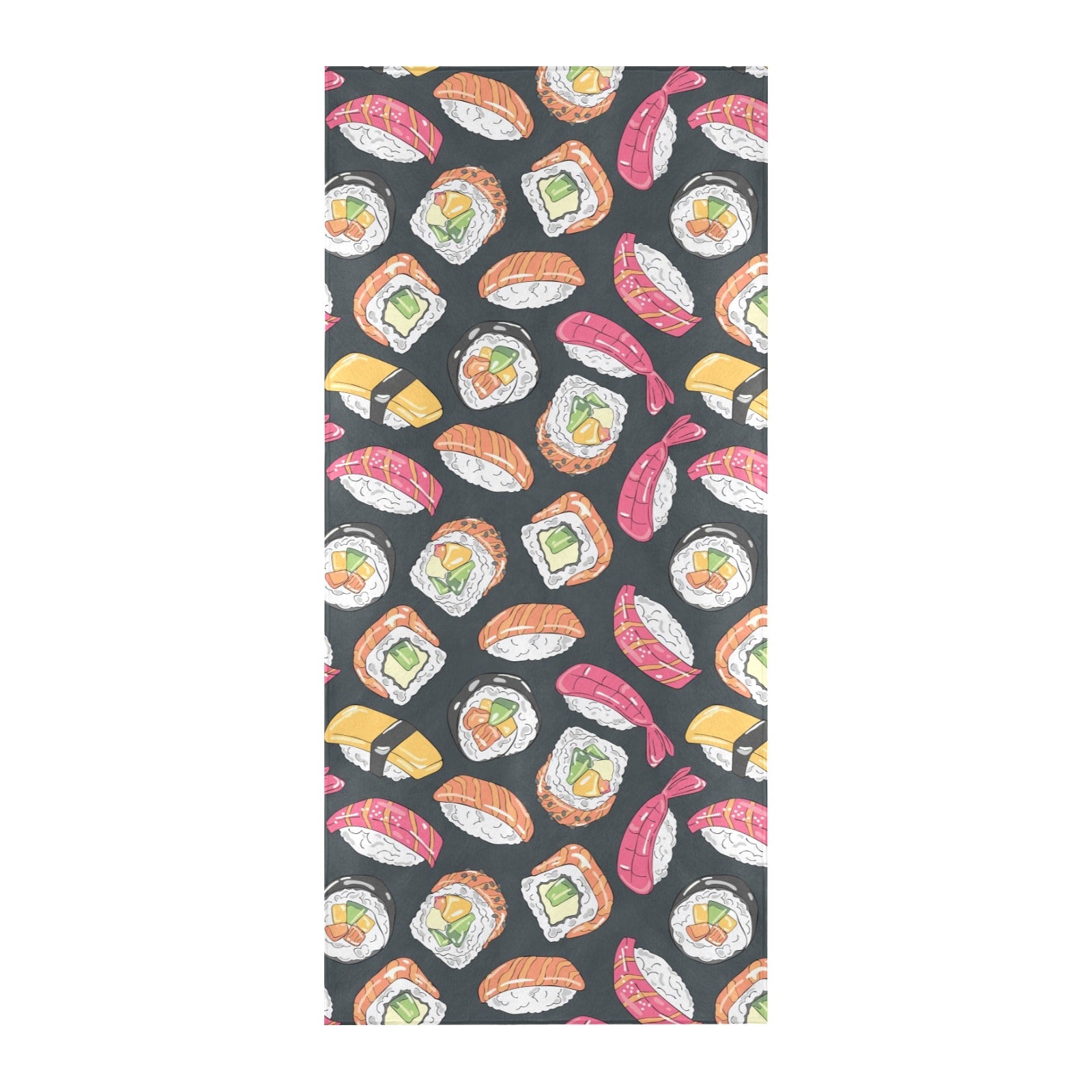 Sushi Print Design LKS306 Beach Towel 32" x 71"