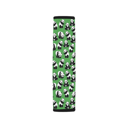 Panda Bear Pattern Themed Print Car Seat Belt Cover
