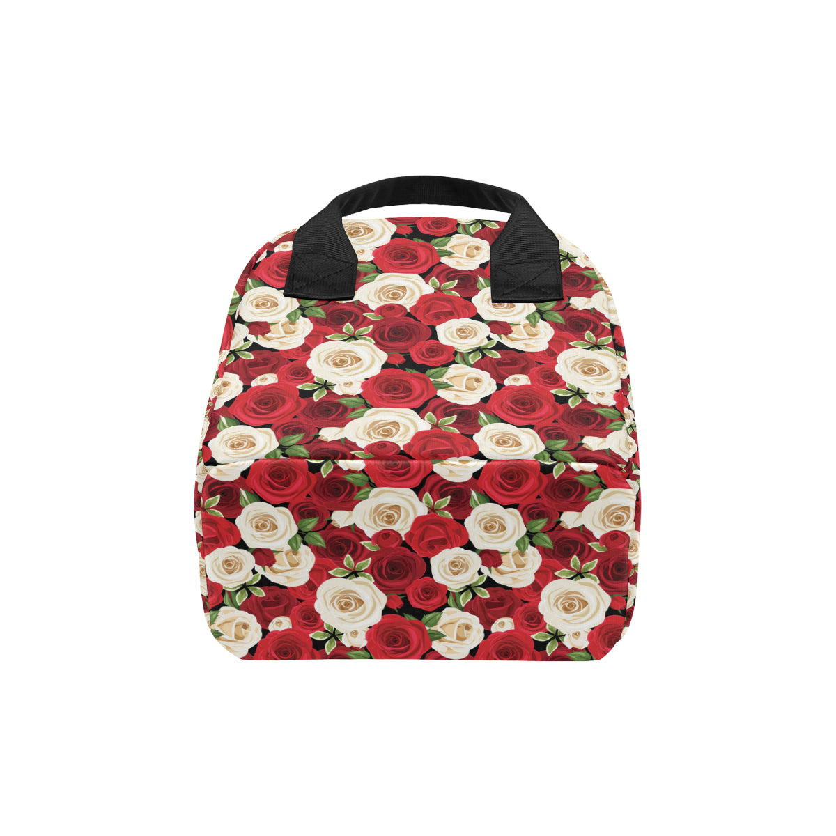 Rose Pattern Print Design RO06 Insulated Lunch Bag