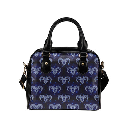 Aries Zodiac Pattern Print Design 01 Shoulder Handbag