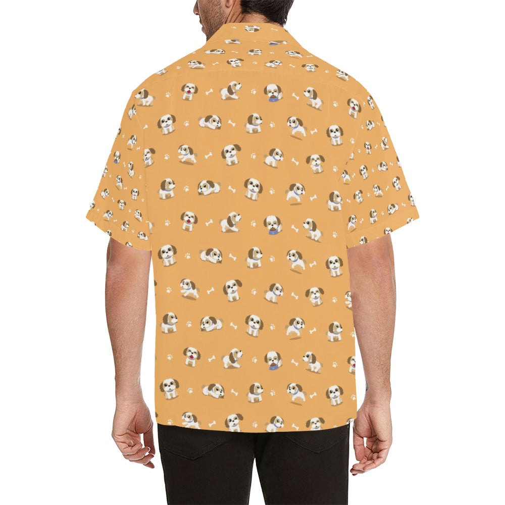 Shih Tzu Print Design LKS304 Men's Hawaiian Shirt