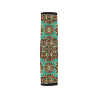 Medallion Pattern Print Design 02 Car Seat Belt Cover