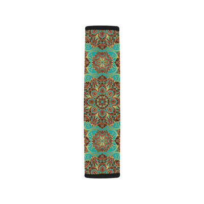 Medallion Pattern Print Design 02 Car Seat Belt Cover