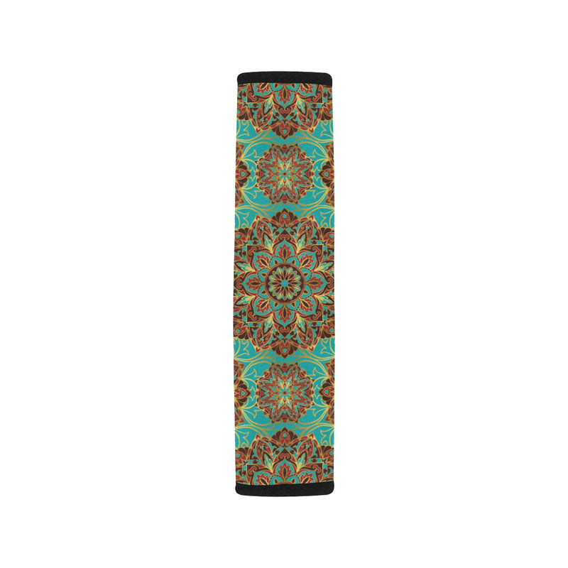 Medallion Pattern Print Design 02 Car Seat Belt Cover