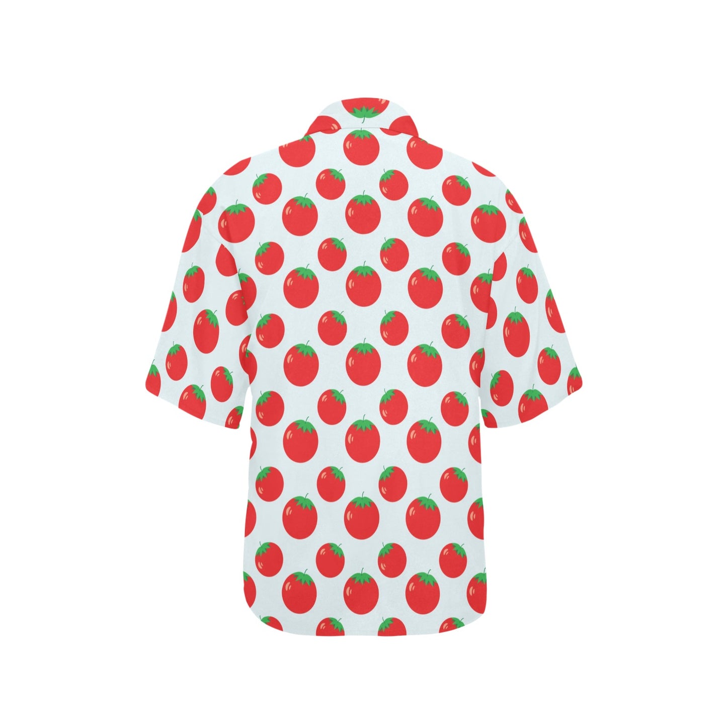 Tomato Print Design LKS307 Women's Hawaiian Shirt