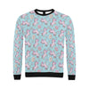 Donut Unicorn Pattern Print Design DN016 Men Long Sleeve Sweatshirt