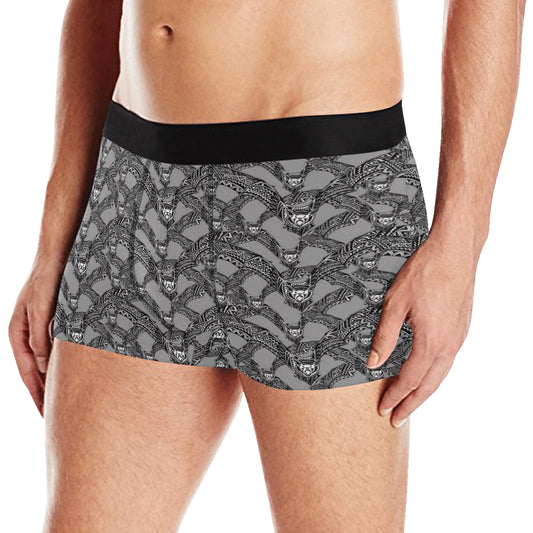 Bat Pattern Print Design 04 Men's Boxer Briefs